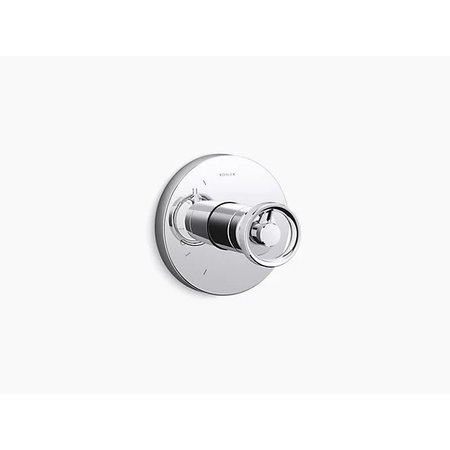 KOHLER Components Rite-Temp Shower Valve Trim With Industrial Handle TS78015-9-CP